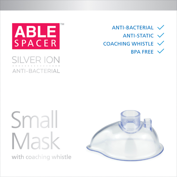 Able Spacer Small Mask with Coaching Whistle