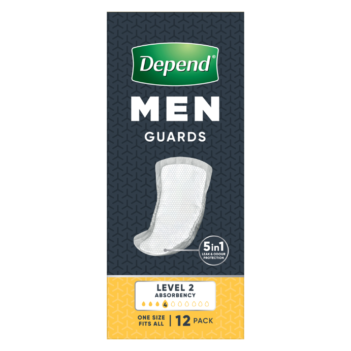 Depend Guards For Men 12 Pack