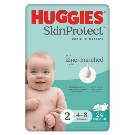 Huggies Skin Protect Size 2 24 Nappies