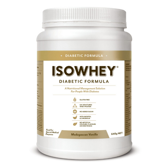 Isowhey Diabetic Formula Vanilla 640g