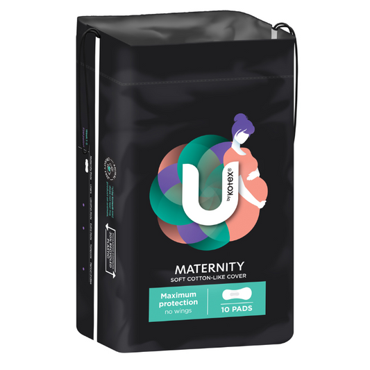 U By Kotex Maternity Maximum Protection Pads 10 Pack