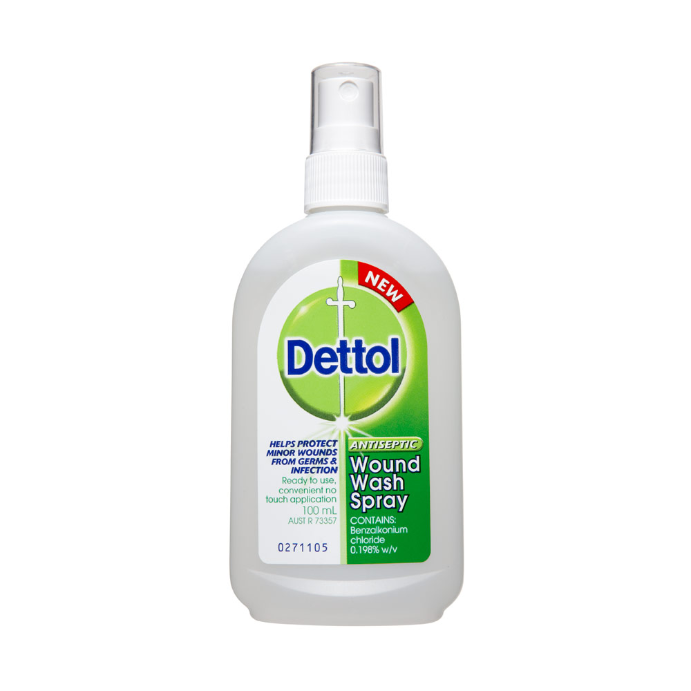 Dettol Antiseptic Wound Wash Spray 100mL