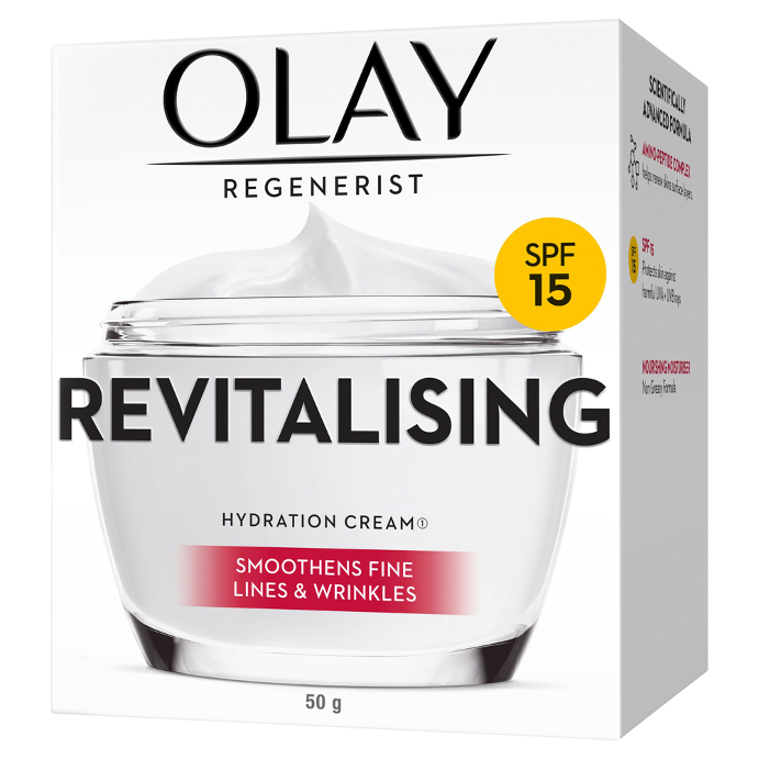 Olay Regenerist Revitalising Hydration Face Cream Moisturiser SPF 15 50g