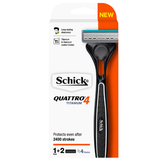Schick Quattro Titanium 4 Razor 1 Kit