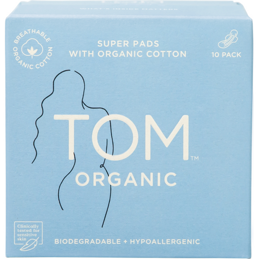 TOM Organic Super Pads 10 Pack