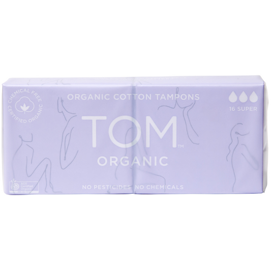 TOM Organic Super Tampons 16 Pack