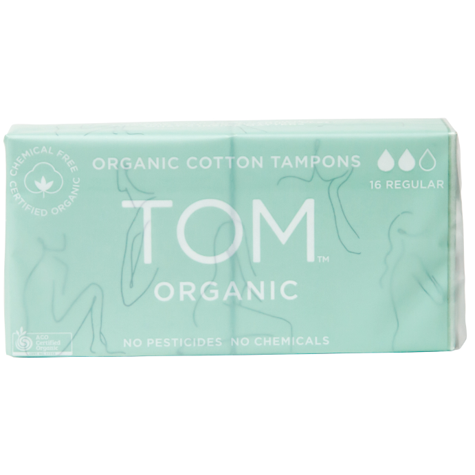TOM Organic Regular Tampons 16 Pack
