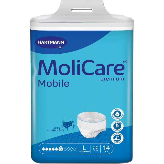 MoliCare Premium Mobile 6 Drops L 14 Pack