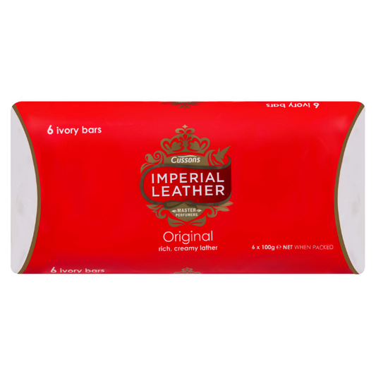Cussons Imperial Leather Original Ivory Soap Bars 6 Pack