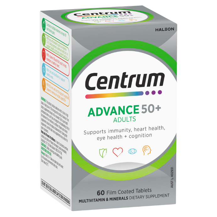 Centrum Advance 50+ Adults 60 Tablets