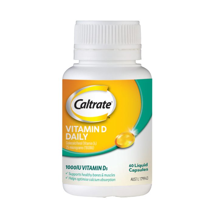 Caltrate Vitamin D Daily 60 Capsules