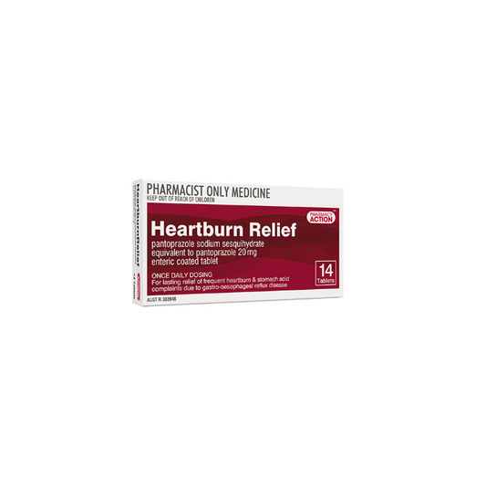 PHARMACY ACTION Heartburn Relief GH 20mg 14 Tablets