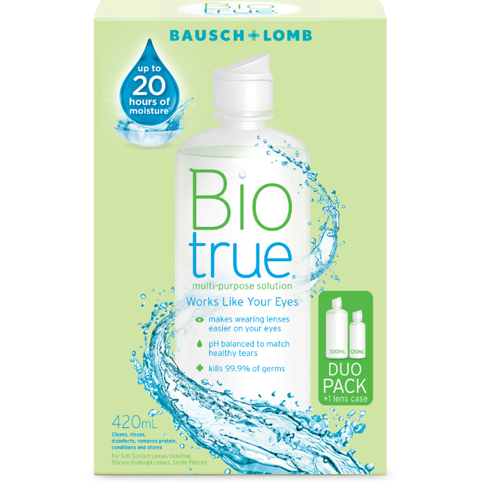 Biotrue® Multi-Purpose Solution Duo Pack 300mL + 120mL 420mL