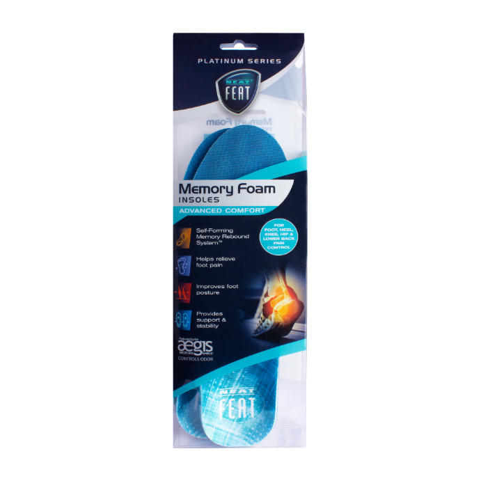 Neat Feat Memory Foam Insoles Women 1 Pair