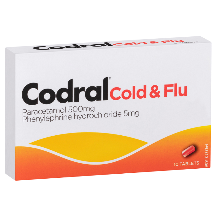 CODRAL® Cold & Flu 10 Tablets