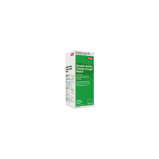 PHARMACY ACTION Double Action Chesty Cough 200mL