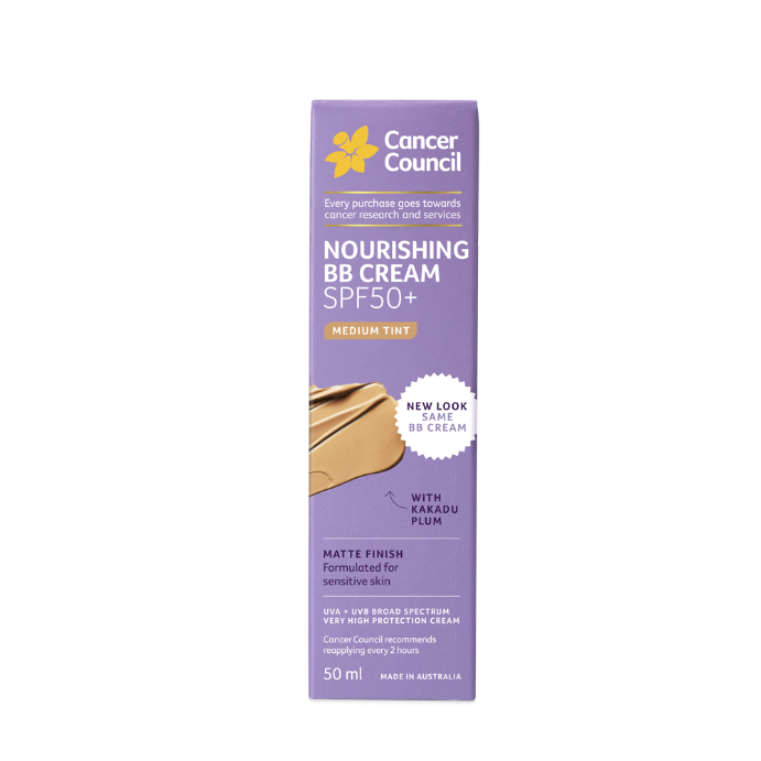 Cancer Council Face Day Wear BB Cream SPF 50+ Medium Tint 50mL