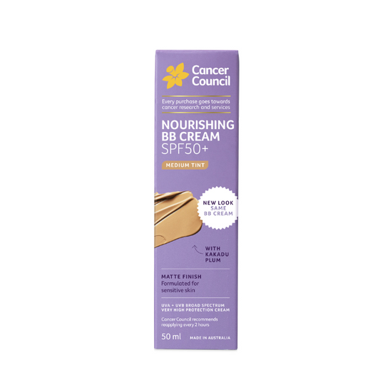 Cancer Council Face Day Wear BB Cream SPF 50+ Medium Tint 50mL