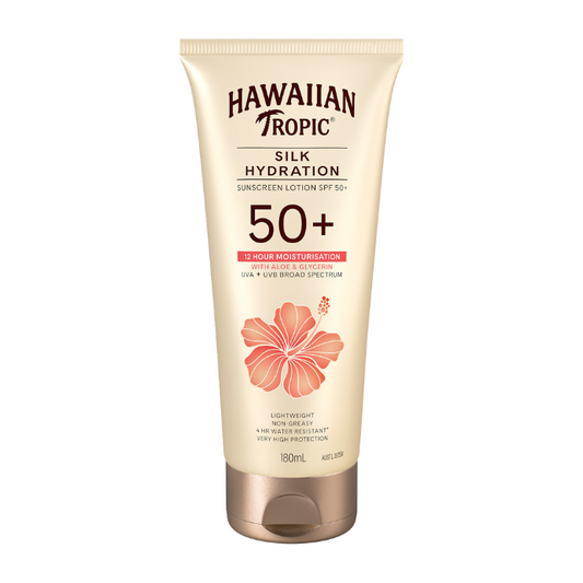 Hawaiian Tropic Silk Hydration Lotion SPF50+ 180mL