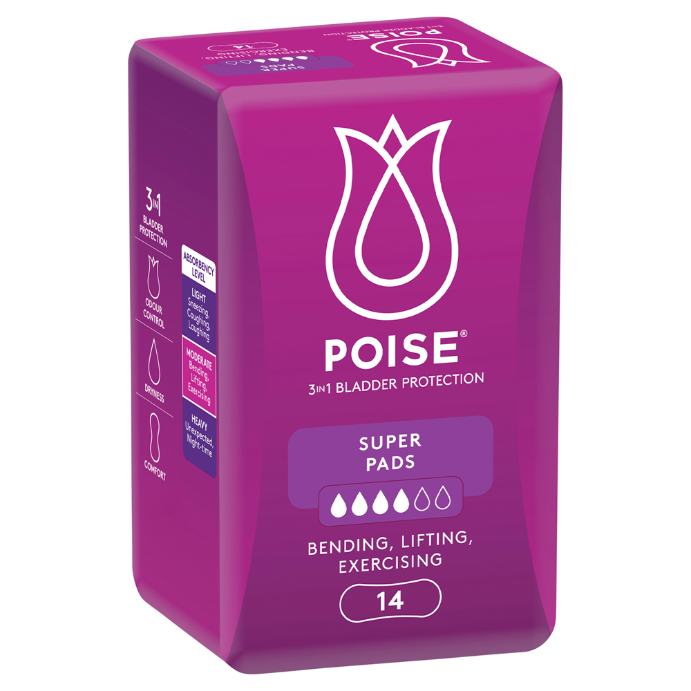 Poise Super Pads 14 Pack