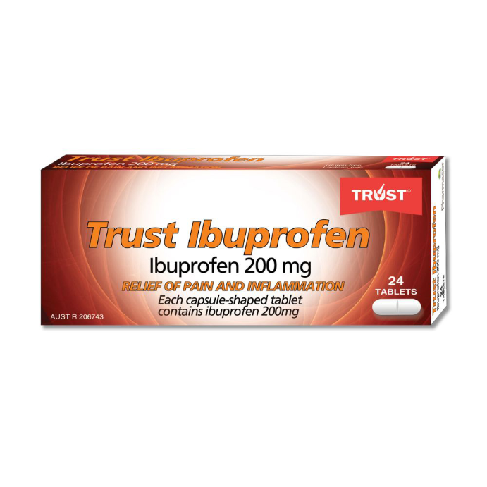 Trust Ibuprofen 200mg 24 Tablets
