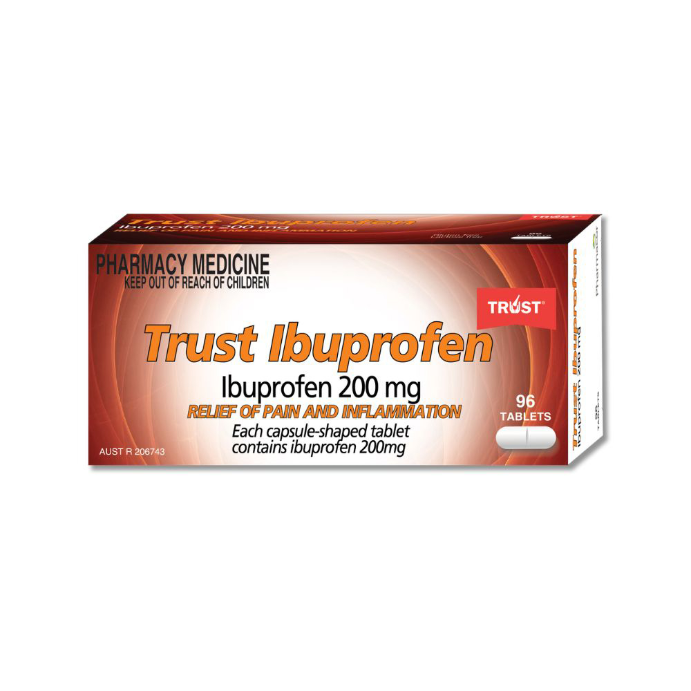 Trust Ibuprofen 200mg 96 Tablets