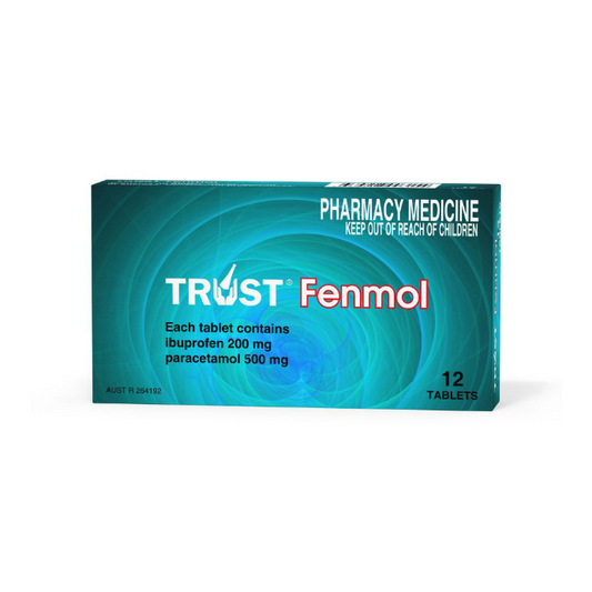 Trust Fenmol 200mg/500mg 12 Tablets