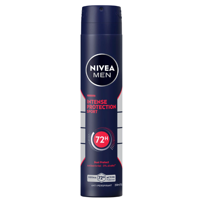 NIVEA MEN Intense Protection Sport Anti-Perspirant Aerosol 250mL