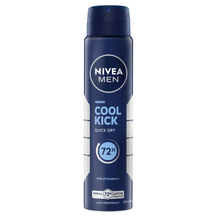 NIVEA MEN Cool Kick 72H Anti-Perspirant 250mL