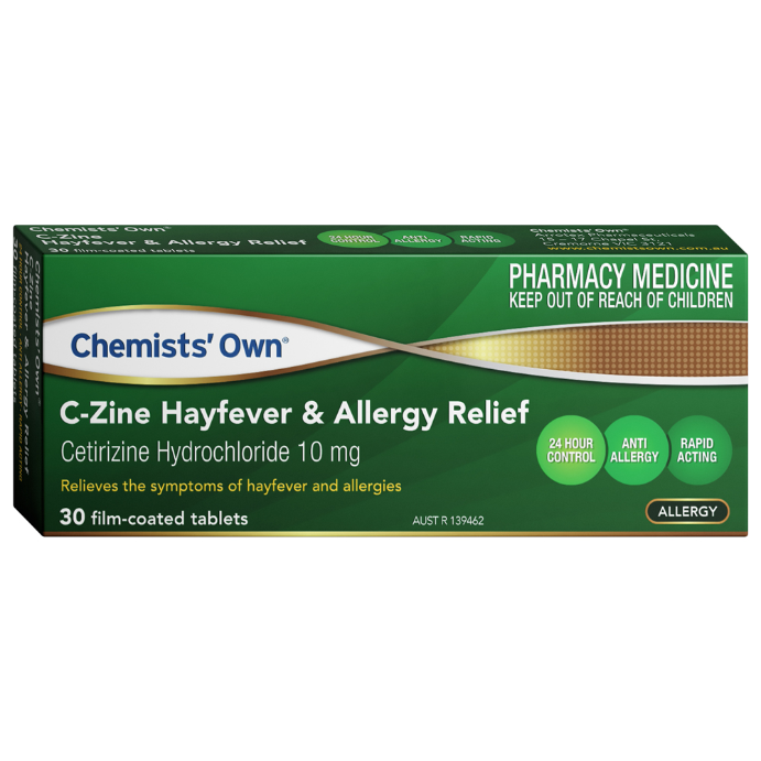 Chemists' Own C-Zine Cetirizine 10mg 30 Tablets