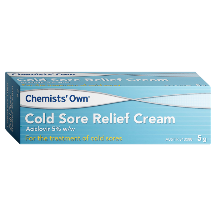 Chemists' Own Cold Sore Relief Cream 5g