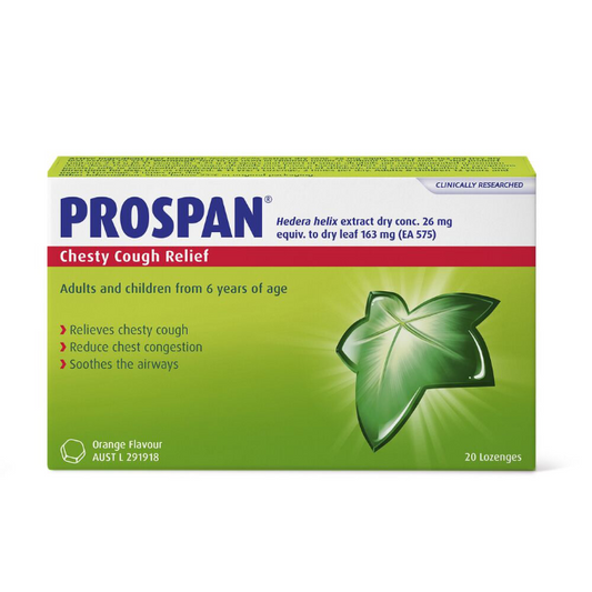 Prospan Chesty Cough Lozenges Orange 20 Lozenges