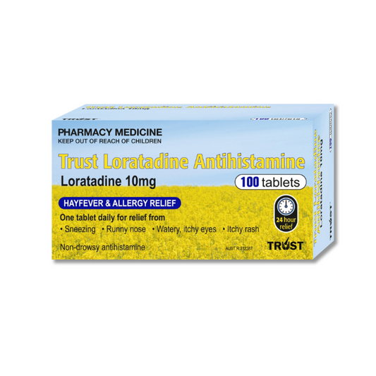 Trust Loratadine 10mg 100 Tablets