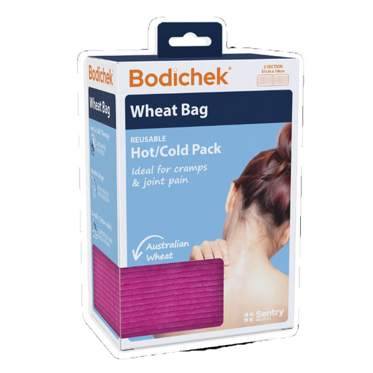 Bodichek Hot/Cold Wheat Pack 2 Section Rectangle 50 x 15cm