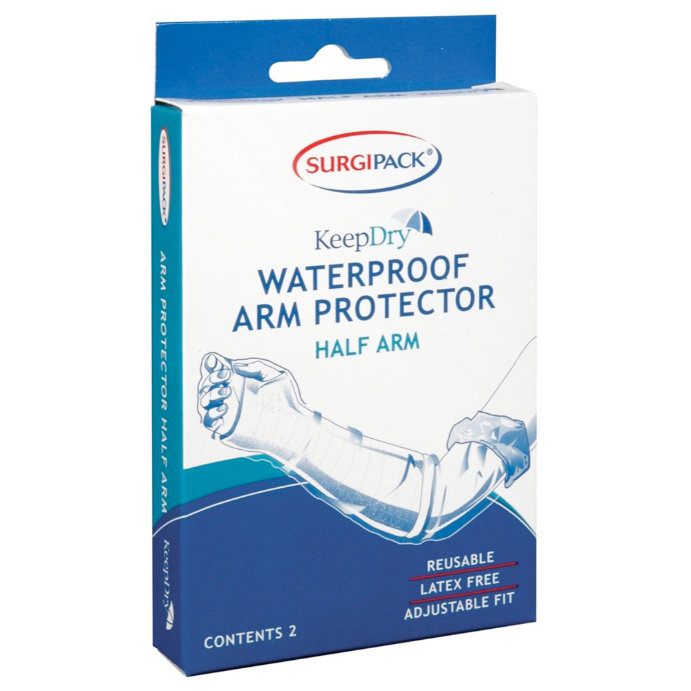 SurgiPack Keep Dry Waterproof Half Arm 2 Pack 6171