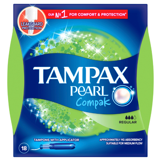 Tampax Pearl Compak Regular 18 Pack