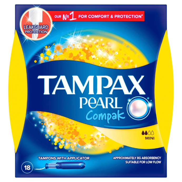 Tampax Pearl Compak Mini 18 Pack