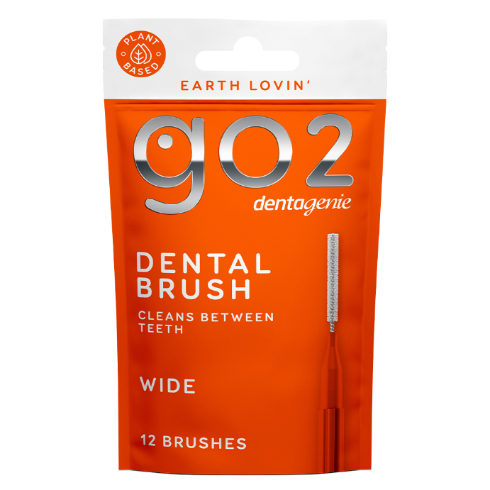 Dentagenie Interdental Brush Wide Orange 12 Pack