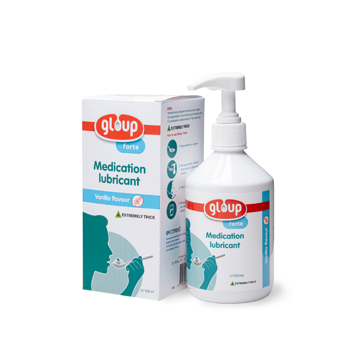 GLOUP Medication Lubricant Vanilla Forte Pump Pack 500mL