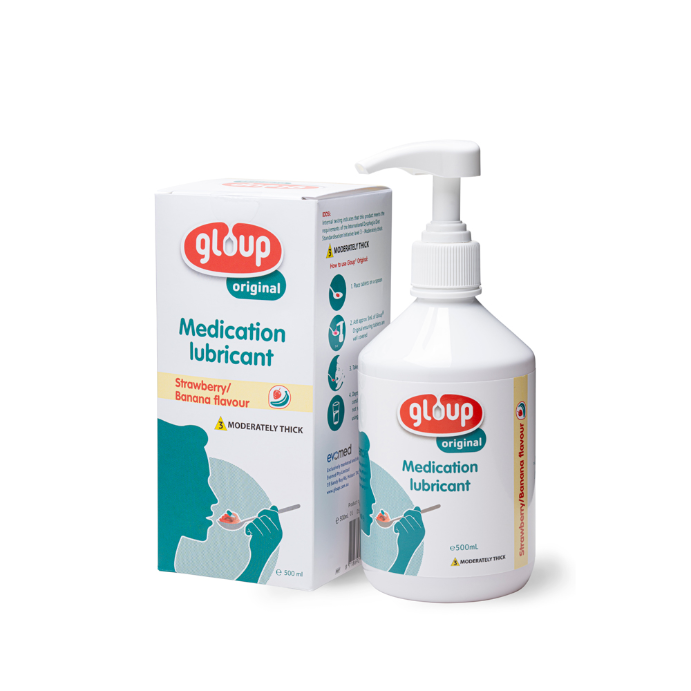 GLOUP Medication Lubricant Strawberry Banana Original 500mL