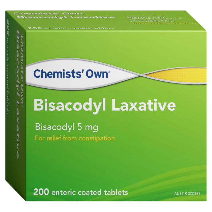 Chemists' Own Bisacodyl Laxative 200 Tablets
