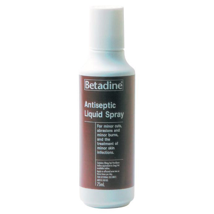 Betadine Antiseptic Liquid Spray 75mL
