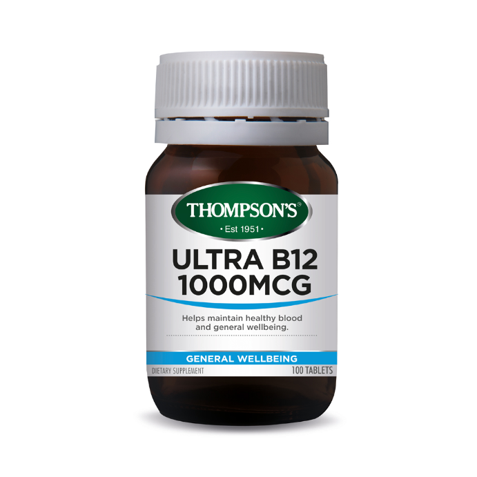Thompson's Ultra B12 1000mcg 100 Tablets