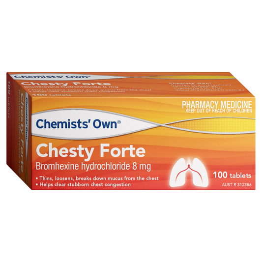 Chemists' Own Chesty Forte 8mg 100 Tablets