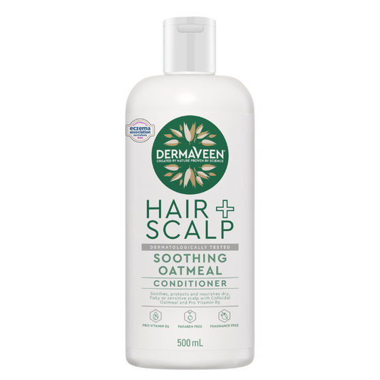 DermaVeen Oatmeal Conditioner for Dry, Flaky or Sensitive Scalps 500mL