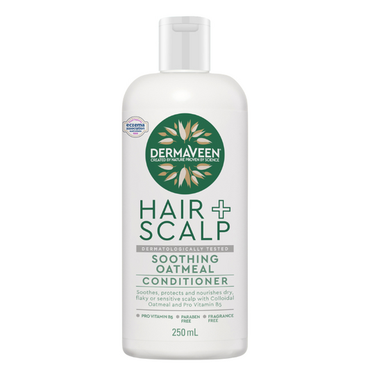DermaVeen Oatmeal Conditioner for Dry, Flaky or Sensitive Scalps 250mL