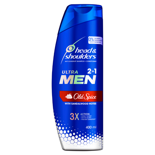 Head & Shoulders Ultra Men 2-in-1 Old Spice Anti-Dandruff Shampoo + Conditioner 400mL