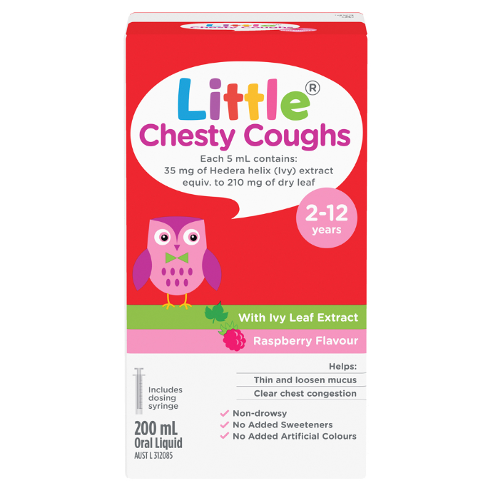 Little Coughs Oral Liquid Raspberry Flavour 200mL