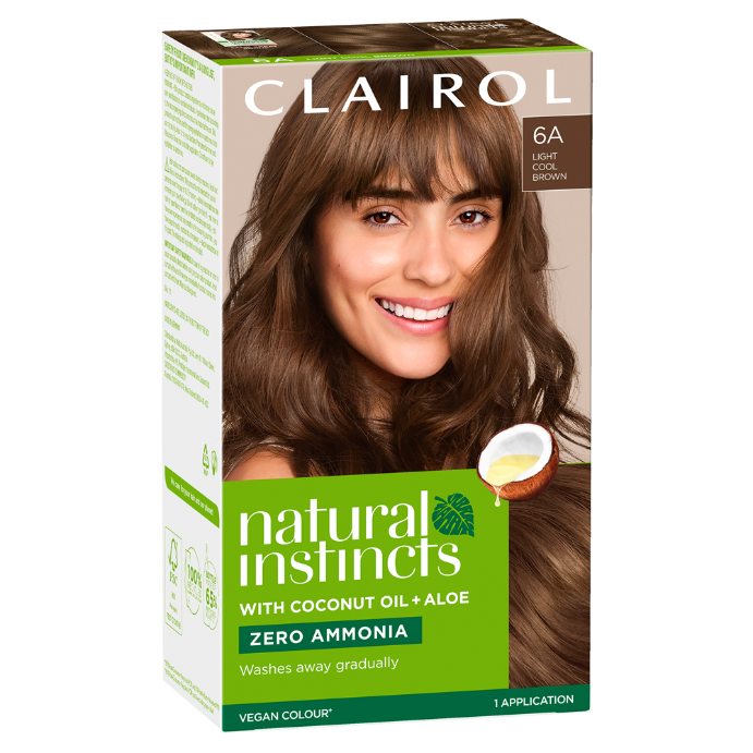 Clairol Natural Instincts 6A Light Cool Brown 1 Pack