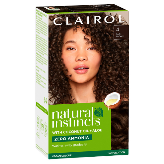 Clairol Natural Instincts 4 Dark Brown 1 Pack